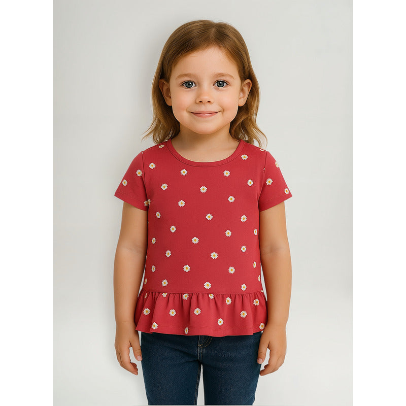 Blusa De Niña Con Estampado Mod.316-1012al Marca Losan®