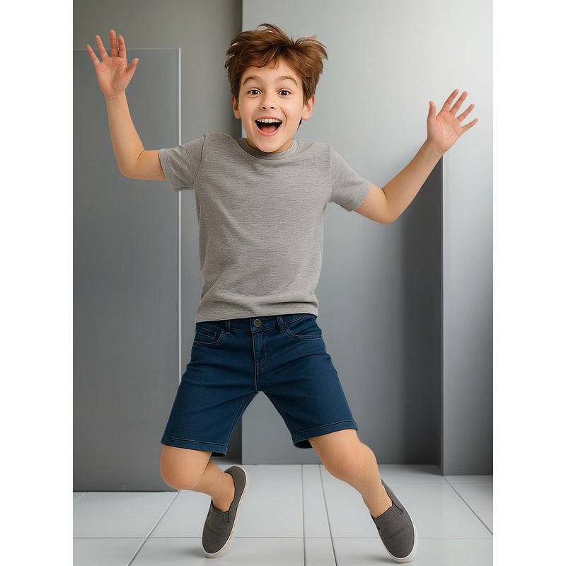 Bermuda Casual Para Niño Mod. 015-9009al Marca Losan®