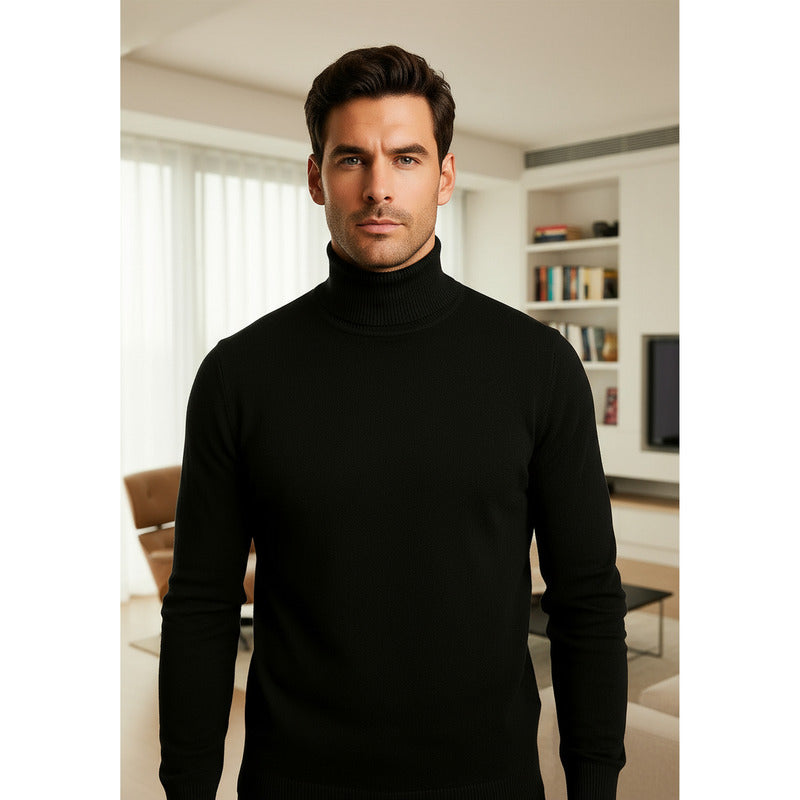 Sueter Cuello Tortuga Para Caballero Mod. E555303 Bobois®