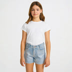 Short De Mezclilla Para Niña Mod.6217 Marca Mayoral®