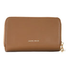Cartera Chica Con Doble Cierre Mod. Ji 621 Jaime Ibiza® Caramelo Liso