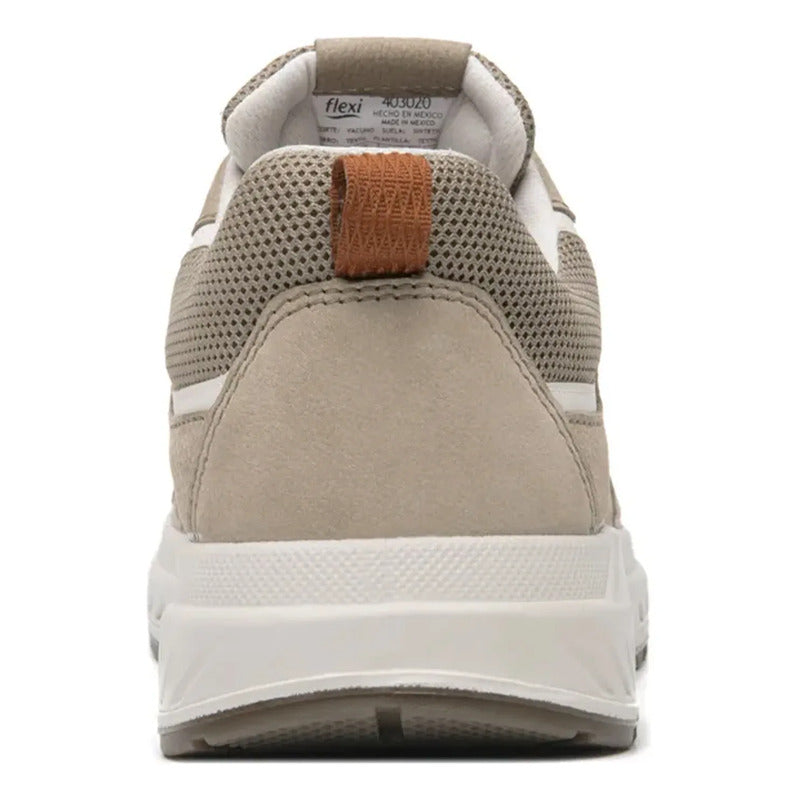 Tenis Casual Para Hombre Con Estabilidad Mod.403020 Flexi® Arena Lisa 28.5 Mx