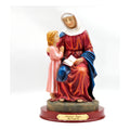 Imagen Religiosa De Resina Santa Ana 20cm Multicolor