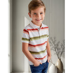 Playera Polo Para Niño Mod.3110 Tortuga Marca Mayoral®