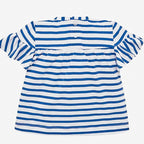 Vestido Cómodo Para Bebe Marca Mayoral® Azul Marino/rayas 12 M