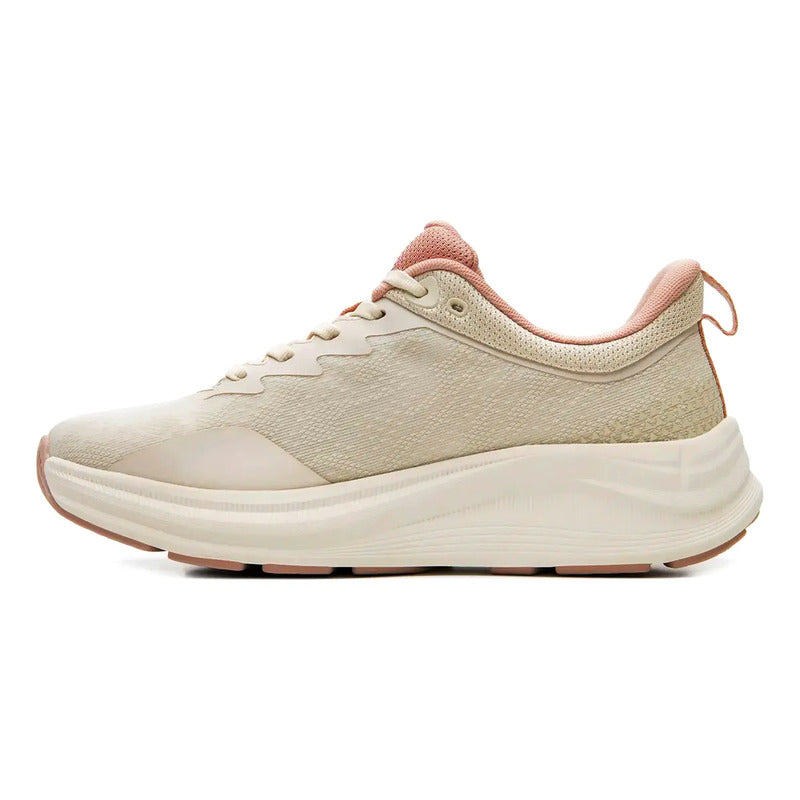 Tenis Deportivo Para Dama Mod.141301 Marca Flexi® Beige Traslucida 26 Mx
