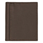 Tarjetero Doble De Piel Mod. Textura Marca Giron® Marrón Oscuro Textura