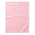 Cobertor Frazada Ligero Jacquard Cunero 90x110m Providencia® Elefantin Rosa Pálido