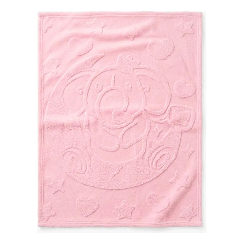 Cobertor Frazada Ligero Jacquard Cunero 90x110m Providencia® Elefantin Rosa Pálido