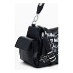 Bolso Bowling Efecto Piel 25waxpa6/2000 Marca Desigual® Negro Lisa Níquel