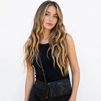 Monedero Bandolera Pequeño Mod. 26sayp14/2000 Desigual® Negro Floreado