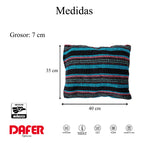 Frazada De Viaje Artesanal Con Almohada Set De Descanso