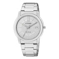 Reloj Analógico Para Mujer Fe6010-50a Eco Drive Citizen® Plateado Blanco