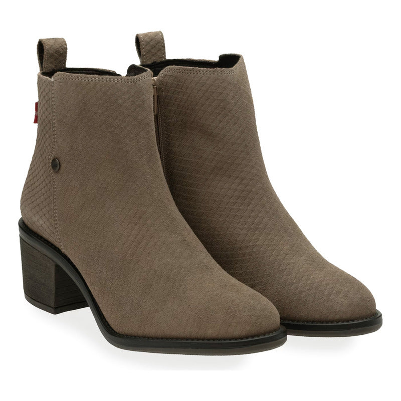 Bota Casual De Piel Para Mujer Mod. L1225201 Marca Levi's®