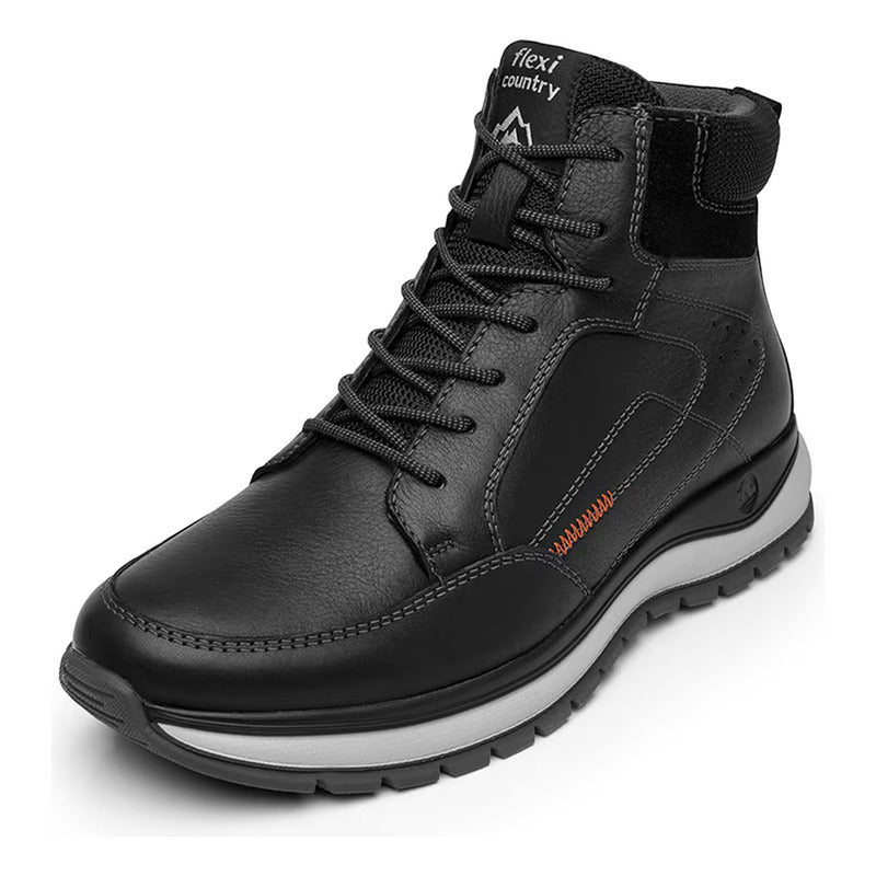 Botas Outdoor De Piel Para Hombre Mod.401016 Marca Flexi®