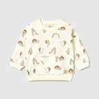 Sudadera Estampada Para Recién Nacido Mod.1487 Mayoral® 6-9 M Beige Cometas Y Globos