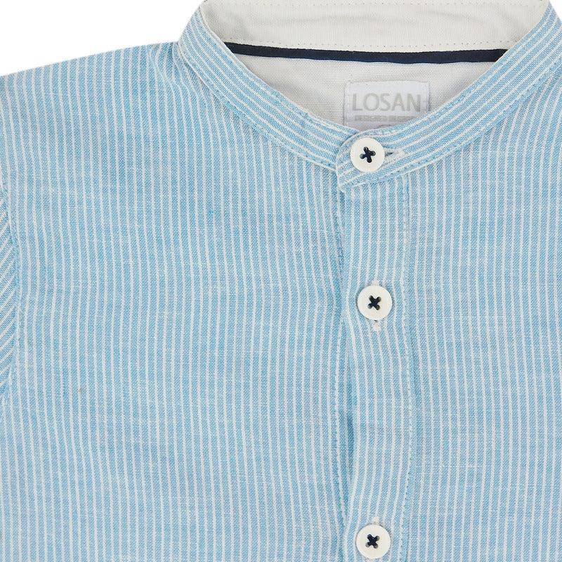 Camisa Cuello Mao Para Bebé Mod.217-3794al Marca Losan®
