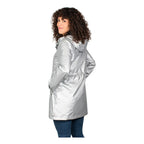 Chamarra Impermeable Mujer Mod.dw86-ny7007 Greenlander® Plateado Eg Lisa