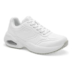 Tenis Cápsula De Aire Para Mujer Con Absor Max 131504 Flexi® Blanco Lisa 25 Mx
