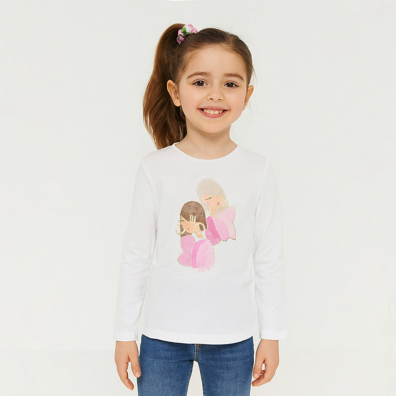 Blusa Manga Larga Con Scrunchie Para Niña Mod.3016 Mayoral®