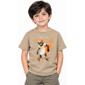 Playera Casual Cómoda Para Niño Mod.3064 Marca Mayoral® Topo Perezoso 9 Años Lisa