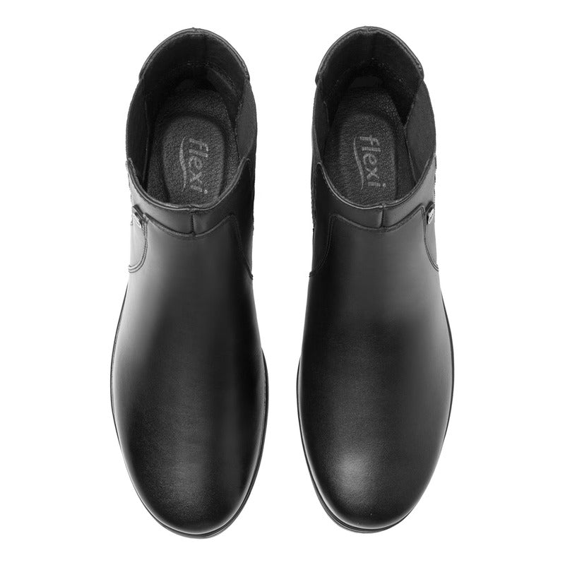 Botín Confort Cuña Para Mujer Mod.104821 Marca Flexi®