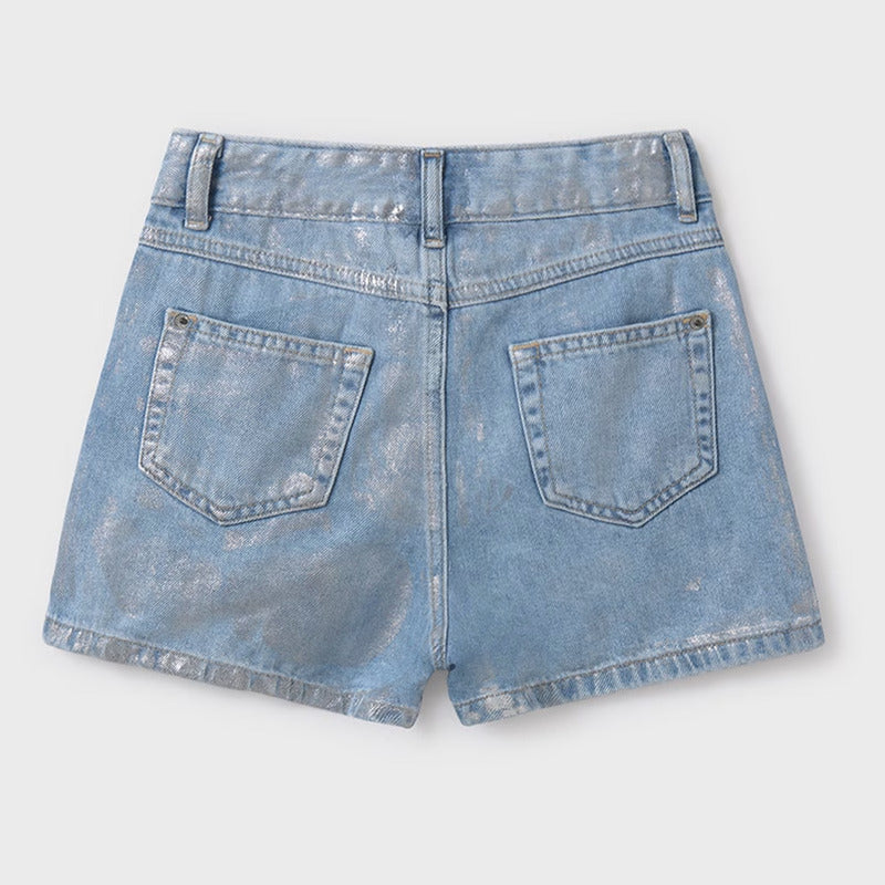 Short De Mezclilla Para Niña Mod.6217 Marca Mayoral®