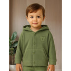 Sudadera De Niño Con Capucha Mod.1472 Marca Mayoral® 2 Años Verde Musgo