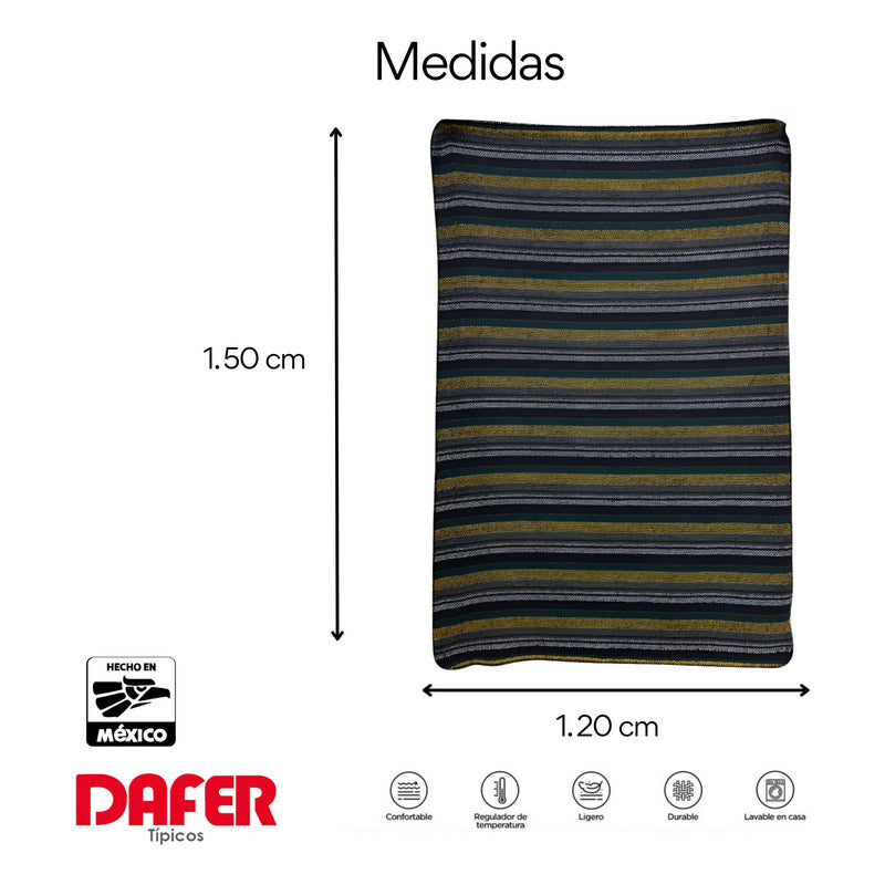 Frazada De Acrilico Afelpada Multiusos 1.20m X 1.50m Mod. Ac