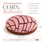 Cojín Decorativo Jacquard Concha 62cm Providencia® Marrón Concha Fresa