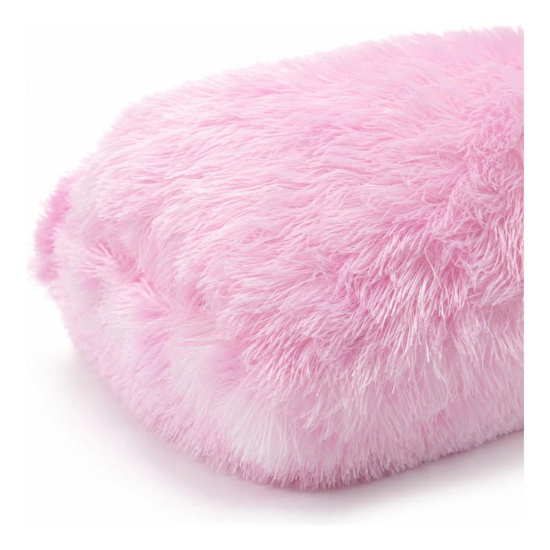 Almohada Abrazable Peluda 110cm X 40 Cm Marca Pillow Lart® Rosa