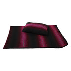 Frazada De Viaje Artesanal Con Almohada Set De Descanso