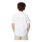 Camisa Casual Para Niño Mod.3112 Marca Mayoral® Blanco Lisa 9 Años