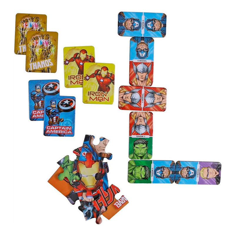 Juego 3 En 1 Avengers Para Niños Jca-1580 Marca Novelty®