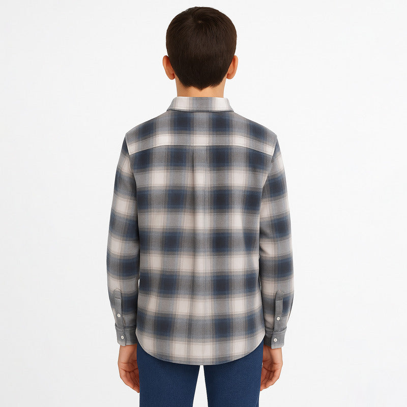 Camisa Cuadros Franela Para Niño Mod.7108 Marca Mayoral®