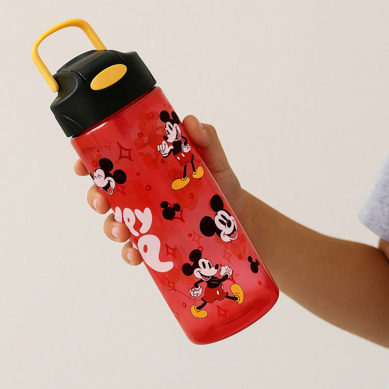 Botella De Agua Ligera Con Manija Para Niños Varios Diseños Mickey 1721-370
