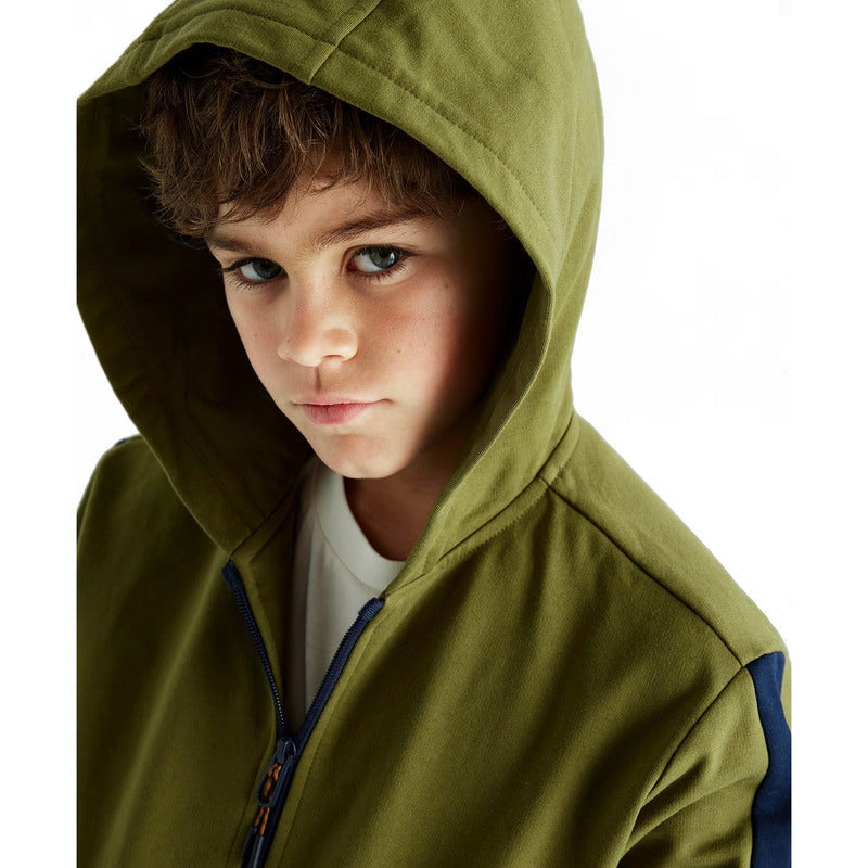 Conjunto Deportivo Para Niño Mayoral Modelo 7841  Mayoral® Verde Musgo Lisa 18