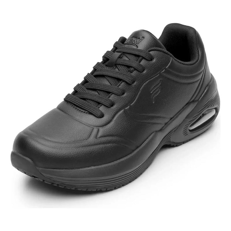 Tenis Cápsula De Aire Para Mujer Con Absor Max 131504 Flexi® Negro Lisa 26 Mx