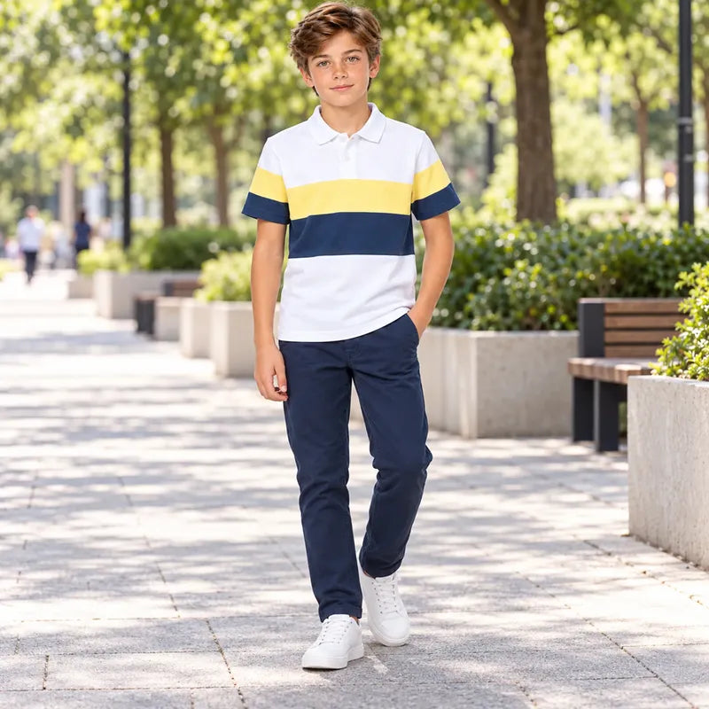 Playera Polo Infantil Y Juvenil Mod.6168 Nukutavake Mayoral® Multicolor 18 Años Lisa