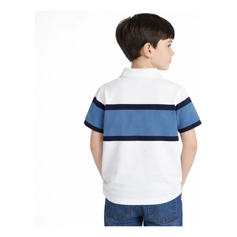 Playera Polo Casual Para Niño Mod.3103 Marca Mayoral® Multicolor Authentic 2 Años Lisa