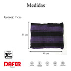 Frazada De Viaje Artesanal Con Almohada Set De Descanso
