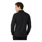 Camisa Semi Formal Para Hombre Mod.5030 Marca Manchester® Negro Lisa 18