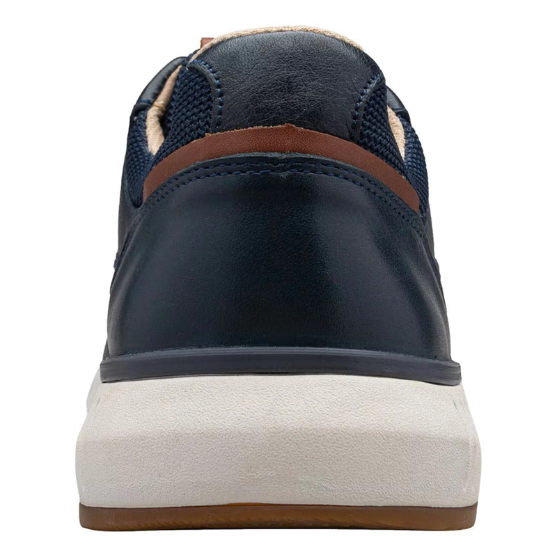 Tenis Casual Para Caballero Mod. D2126802 Marca Dockers® Azul Marino Liso 26.5 Mx