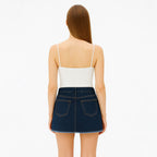 Falda De Mezclilla Para Mujer Mod. Ssjsskd Marca Skannda®