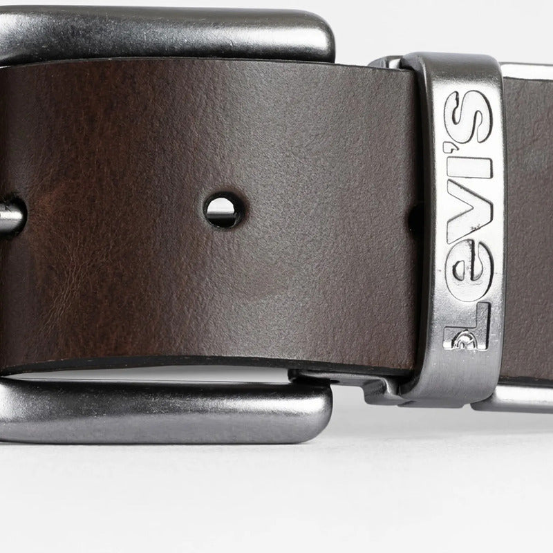 Cinturón Reversible Para Hombre Mod.87518-0063 Marca Levi's® Marron / Negro Lisa 34