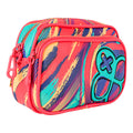 Bolso Para Dama Crossbody Mod. Ji 2767 Marca Jaime Ibiza® Rosa Chicle Abstracto