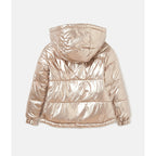 Chamarra Para Niña Reversible  Mod.7482 Marca Mayoral® Oro Rosado 16 Lisa