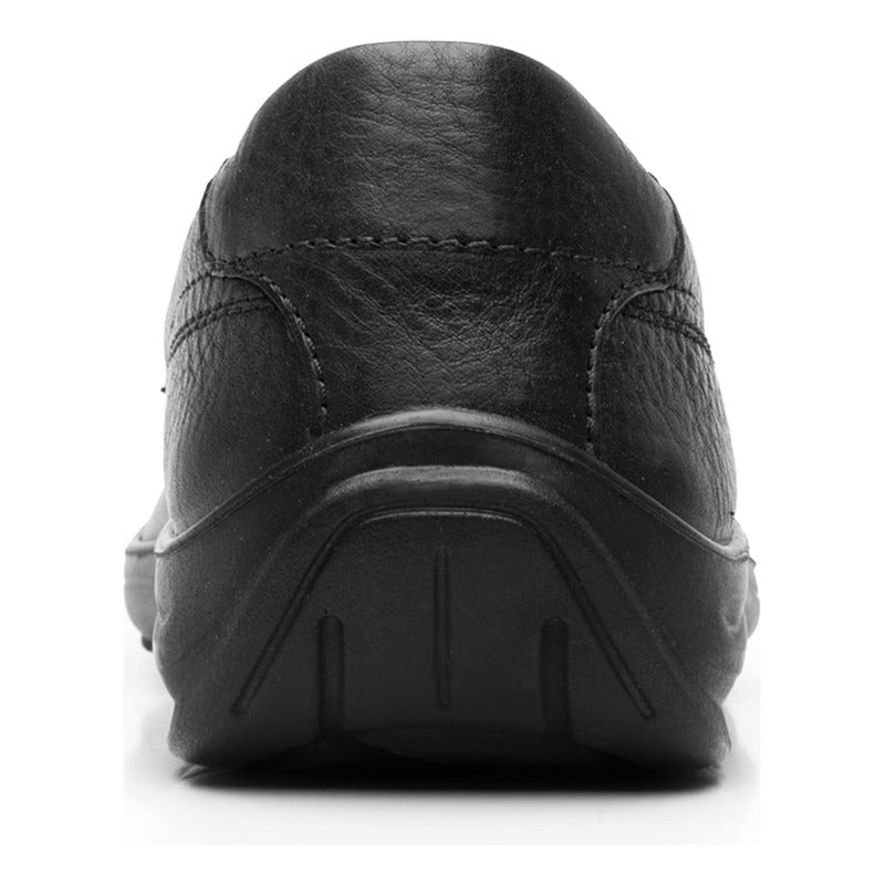 Zapato Mocasín Driver Para Caballero Mod.415907 Marca Flexi® Negro Lisa 25 Mx