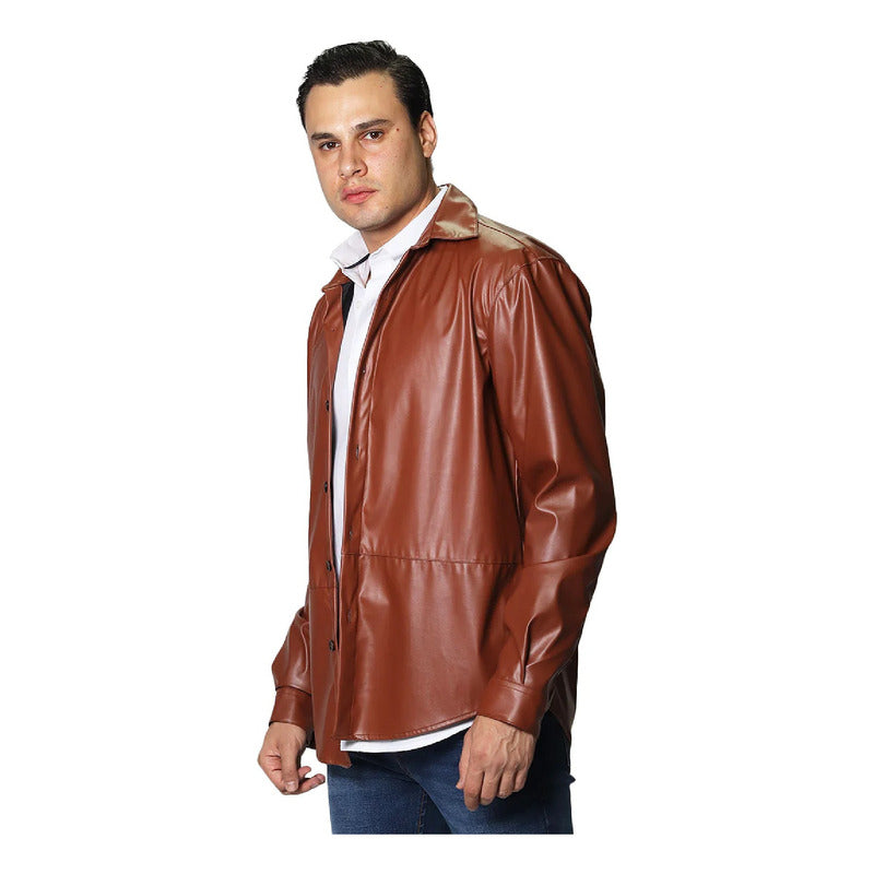 Camisa Camisola De Hombre Vinipiel Mod.b35323 Marca Bobois®