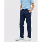 Pantalón Juvenil Para Hombre Mod.530 Marca Mayoral® Azul Marino Liso 18